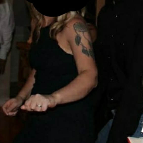 Blue Open back Dress - Picture 4 of 4